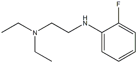 diethyl({2-[(2-fluorophenyl)amino]ethyl})amine Struktur