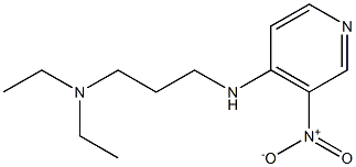 diethyl({3-[(3-nitropyridin-4-yl)amino]propyl})amine Struktur