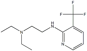 diethyl(2-{[3-(trifluoromethyl)pyridin-2-yl]amino}ethyl)amine Struktur