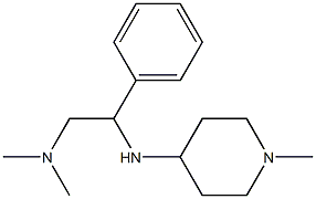 dimethyl({2-[(1-methylpiperidin-4-yl)amino]-2-phenylethyl})amine Struktur