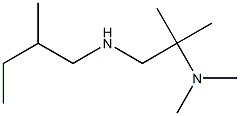 dimethyl({2-methyl-1-[(2-methylbutyl)amino]propan-2-yl})amine Struktur