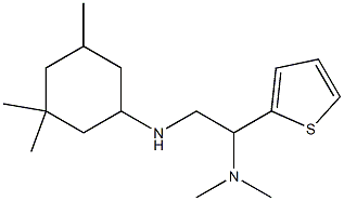 dimethyl[1-(thiophen-2-yl)-2-[(3,3,5-trimethylcyclohexyl)amino]ethyl]amine Struktur