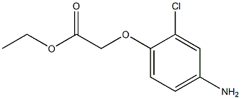 ethyl (4-amino-2-chlorophenoxy)acetate Struktur