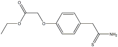 ethyl [4-(2-amino-2-thioxoethyl)phenoxy]acetate Struktur