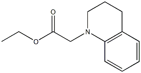 ethyl 2-(1,2,3,4-tetrahydroquinolin-1-yl)acetate Struktur