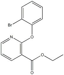 ethyl 2-(2-bromophenoxy)nicotinate Struktur