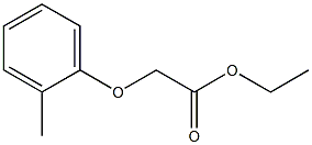 ethyl 2-(2-methylphenoxy)acetate Struktur