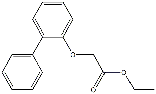 ethyl 2-(2-phenylphenoxy)acetate Struktur