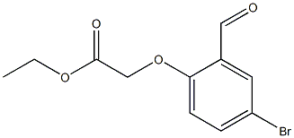 ethyl 2-(4-bromo-2-formylphenoxy)acetate Struktur