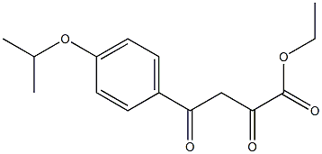 ethyl 2,4-dioxo-4-[4-(propan-2-yloxy)phenyl]butanoate Struktur