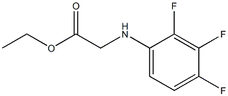 ethyl 2-[(2,3,4-trifluorophenyl)amino]acetate Struktur