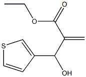 ethyl 2-[hydroxy(thiophen-3-yl)methyl]prop-2-enoate Struktur