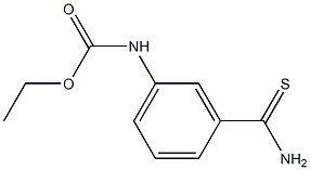 ethyl 3-(aminocarbonothioyl)phenylcarbamate Struktur