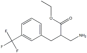 ethyl 3-amino-2-{[3-(trifluoromethyl)phenyl]methyl}propanoate Struktur