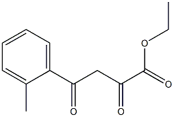 ethyl 4-(2-methylphenyl)-2,4-dioxobutanoate Struktur