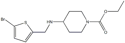 ethyl 4-{[(5-bromothiophen-2-yl)methyl]amino}piperidine-1-carboxylate Struktur