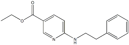 ethyl 6-[(2-phenylethyl)amino]pyridine-3-carboxylate Struktur