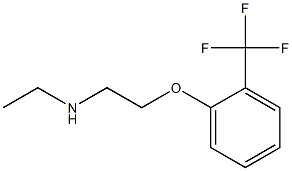 ethyl({2-[2-(trifluoromethyl)phenoxy]ethyl})amine Struktur