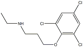 ethyl[3-(2,4,6-trichlorophenoxy)propyl]amine Struktur