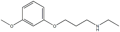 ethyl[3-(3-methoxyphenoxy)propyl]amine Struktur