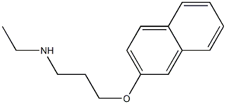 ethyl[3-(naphthalen-2-yloxy)propyl]amine Struktur