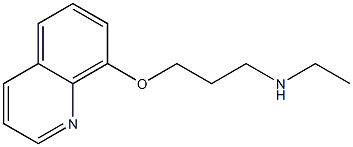 ethyl[3-(quinolin-8-yloxy)propyl]amine Struktur