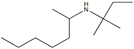 heptan-2-yl(2-methylbutan-2-yl)amine Struktur