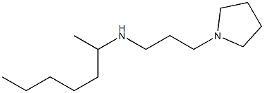 heptan-2-yl[3-(pyrrolidin-1-yl)propyl]amine Struktur