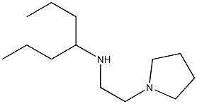 heptan-4-yl[2-(pyrrolidin-1-yl)ethyl]amine Struktur