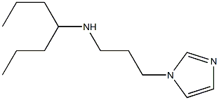 heptan-4-yl[3-(1H-imidazol-1-yl)propyl]amine Struktur