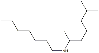 heptyl(6-methylheptan-2-yl)amine Struktur