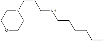 hexyl[3-(morpholin-4-yl)propyl]amine Struktur