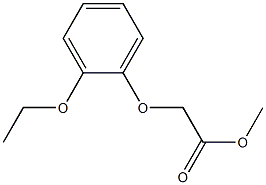 methyl 2-(2-ethoxyphenoxy)acetate Struktur