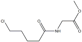 methyl 2-(5-chloropentanamido)acetate Struktur