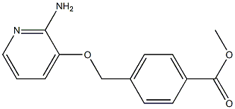 methyl 4-{[(2-aminopyridin-3-yl)oxy]methyl}benzoate Struktur