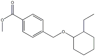 methyl 4-{[(2-ethylcyclohexyl)oxy]methyl}benzoate Struktur