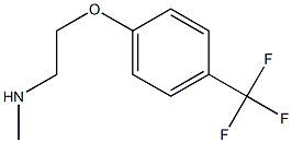 methyl({2-[4-(trifluoromethyl)phenoxy]ethyl})amine Struktur