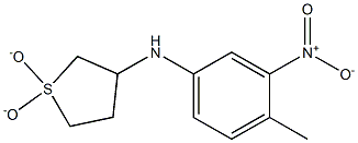 N-(1,1-dioxidotetrahydrothien-3-yl)-N-(4-methyl-3-nitrophenyl)amine Struktur