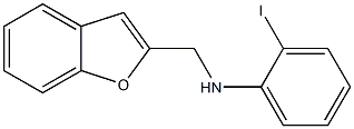 N-(1-benzofuran-2-ylmethyl)-2-iodoaniline Struktur