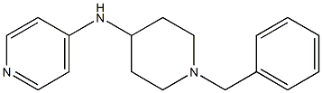 N-(1-benzylpiperidin-4-yl)pyridin-4-amine Struktur