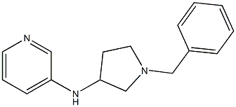 N-(1-benzylpyrrolidin-3-yl)pyridin-3-amine Struktur