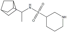 N-(1-bicyclo[2.2.1]hept-2-ylethyl)piperidine-3-sulfonamide Struktur