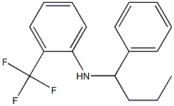 N-(1-phenylbutyl)-2-(trifluoromethyl)aniline Struktur