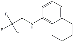 N-(2,2,2-trifluoroethyl)-5,6,7,8-tetrahydronaphthalen-1-amine Struktur