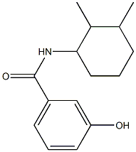 N-(2,3-dimethylcyclohexyl)-3-hydroxybenzamide Struktur