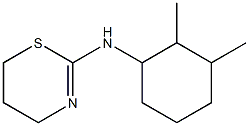 N-(2,3-dimethylcyclohexyl)-5,6-dihydro-4H-1,3-thiazin-2-amine Struktur