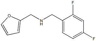 N-(2,4-difluorobenzyl)-N-(2-furylmethyl)amine Struktur