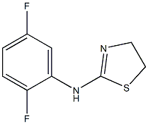 N-(2,5-difluorophenyl)-4,5-dihydro-1,3-thiazol-2-amine Struktur