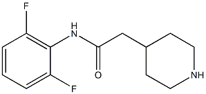 N-(2,6-difluorophenyl)-2-(piperidin-4-yl)acetamide Struktur