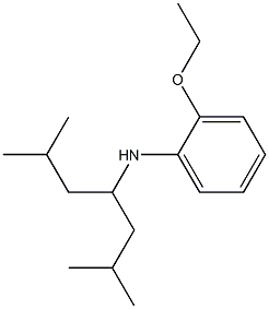 N-(2,6-dimethylheptan-4-yl)-2-ethoxyaniline Struktur